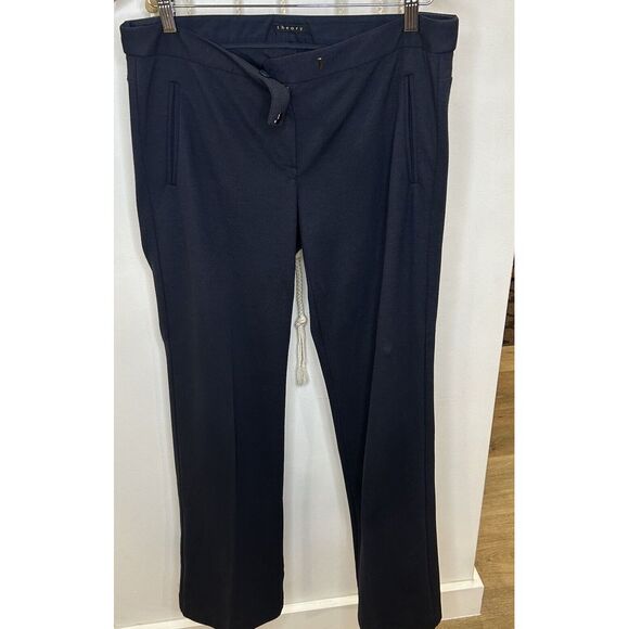 Theory Pants - Theory Dress Pants Women's Blue Fit at the waist Slacks Bootcut Leg No size Labe